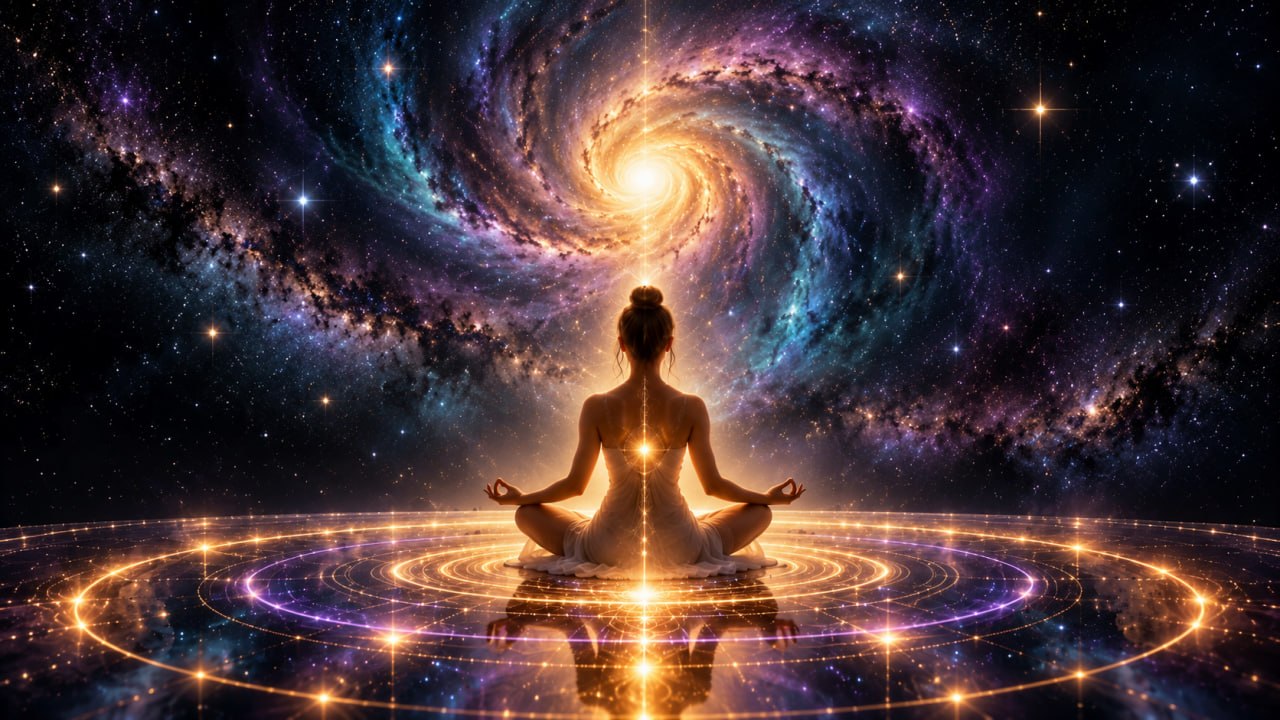 Meditation and cosmic energy connection